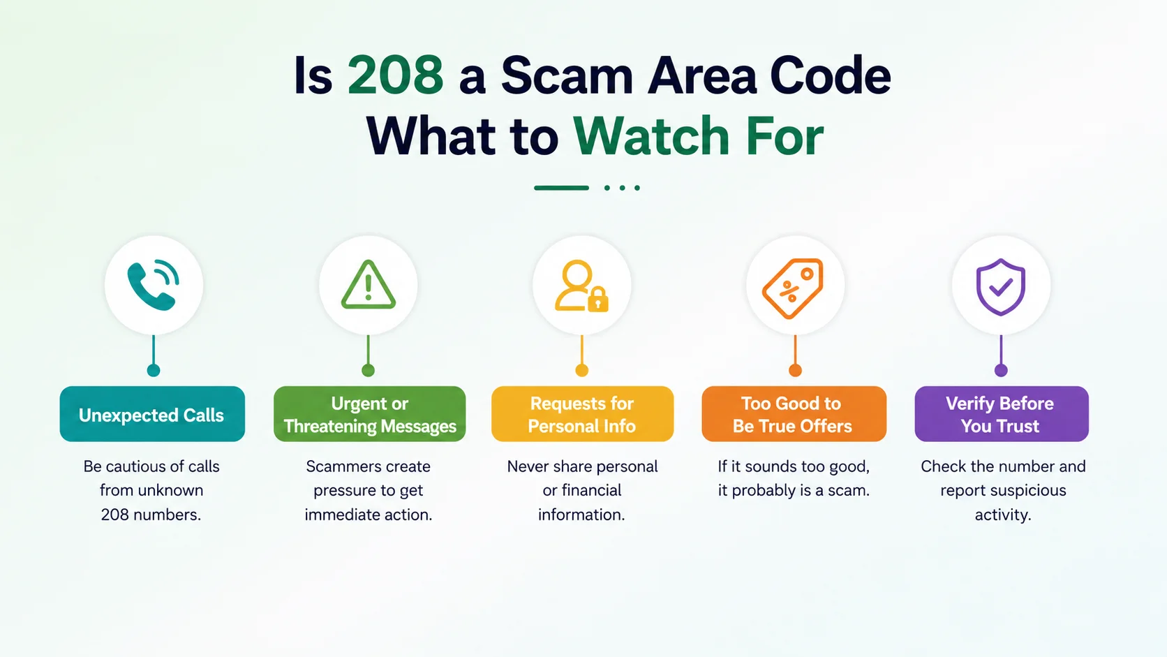 Is 208 a scam area code — common spoofing patterns and how to protect yourself