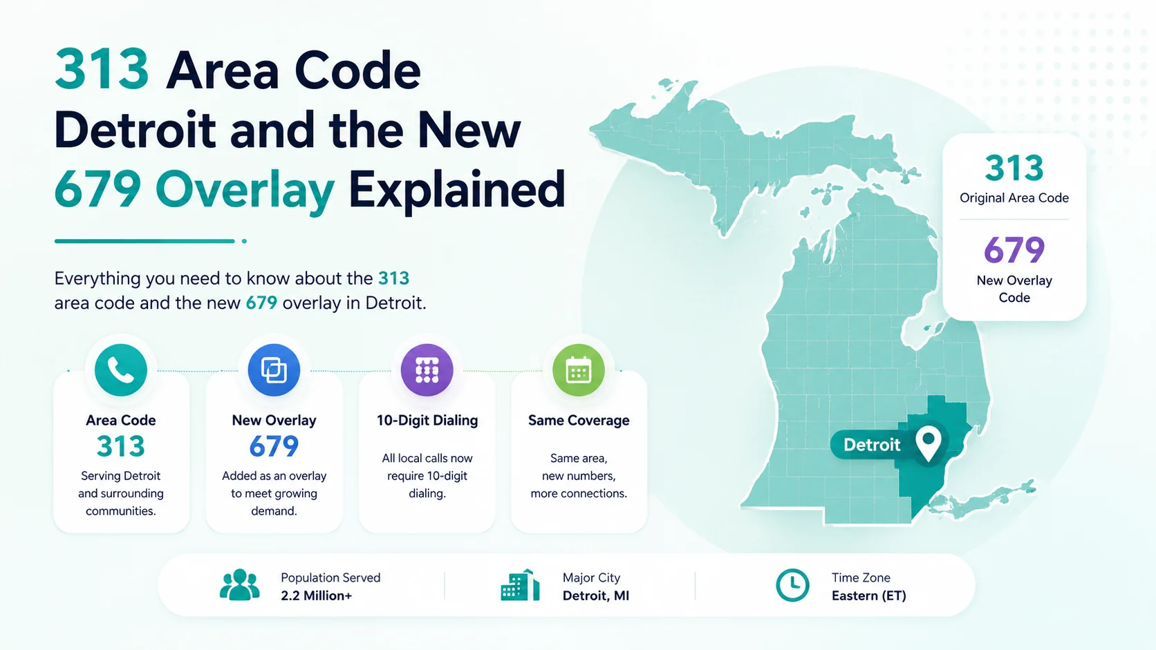313 Area Code: Detroit and the New 679 Overlay Explained