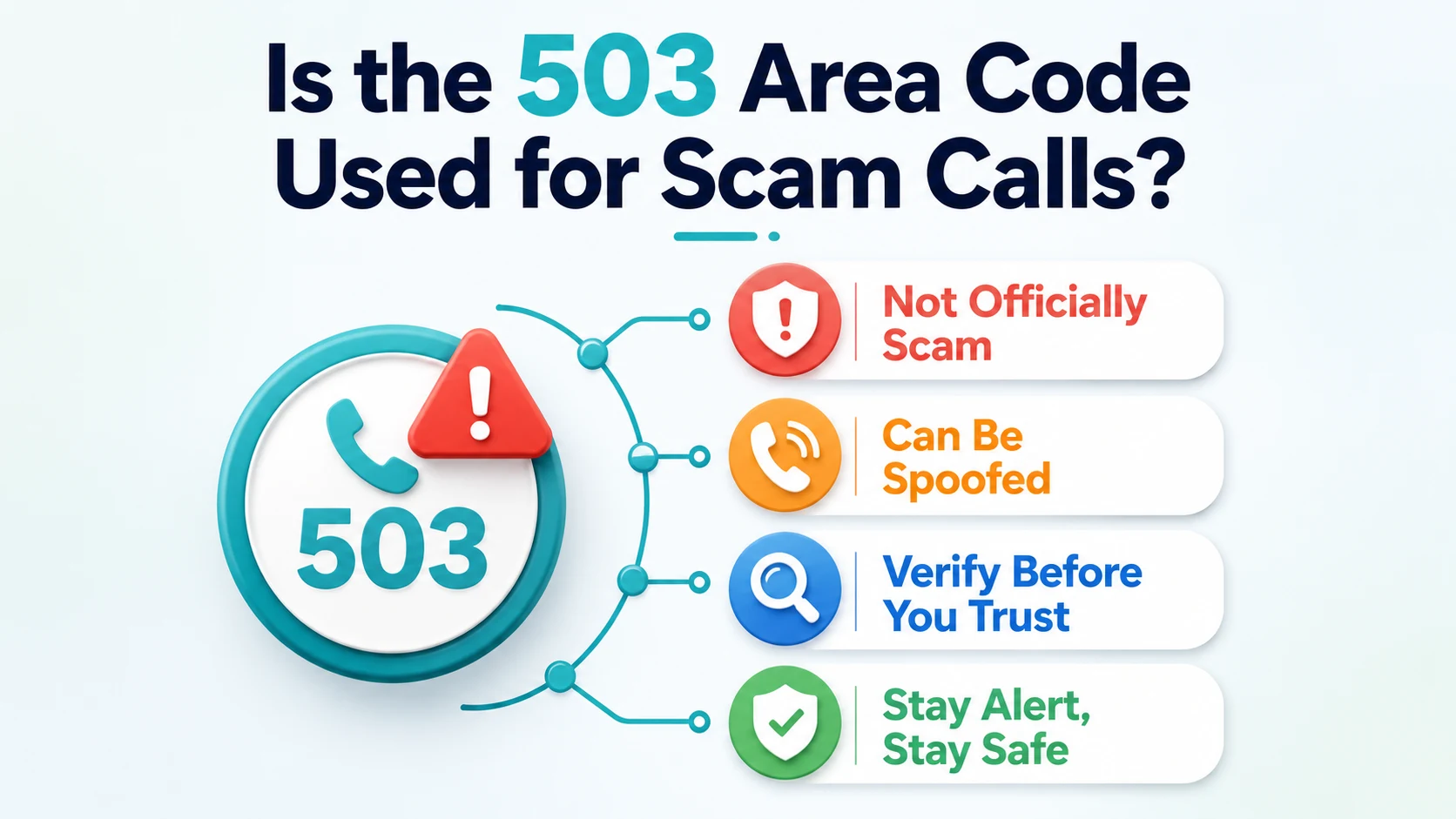 Is the 503 area code used for scam calls — spoofing risks, verifying before you trust, and staying alert