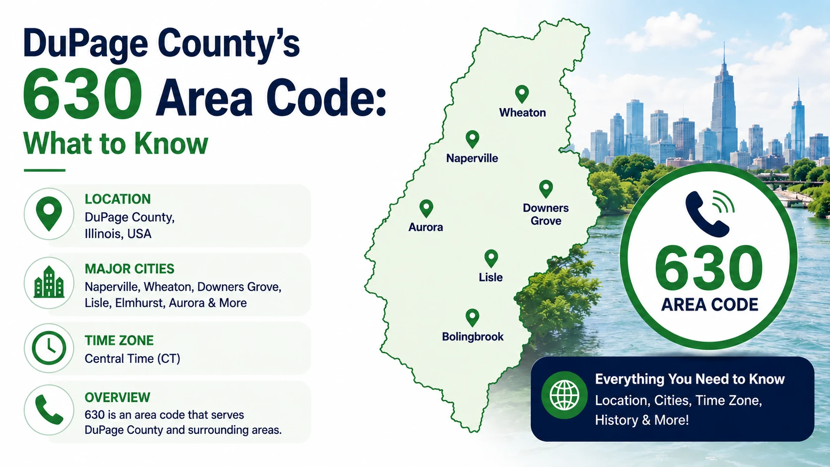 DuPage County's 630 Area Code: What to Know