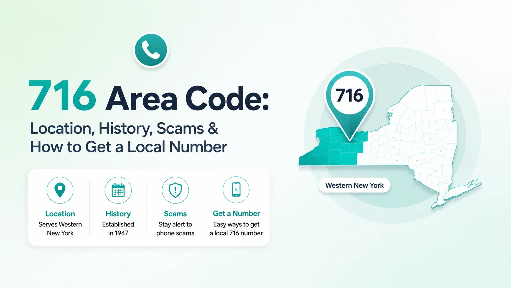 716 Area Code: Location, History, Scams & How to Get a Local Number