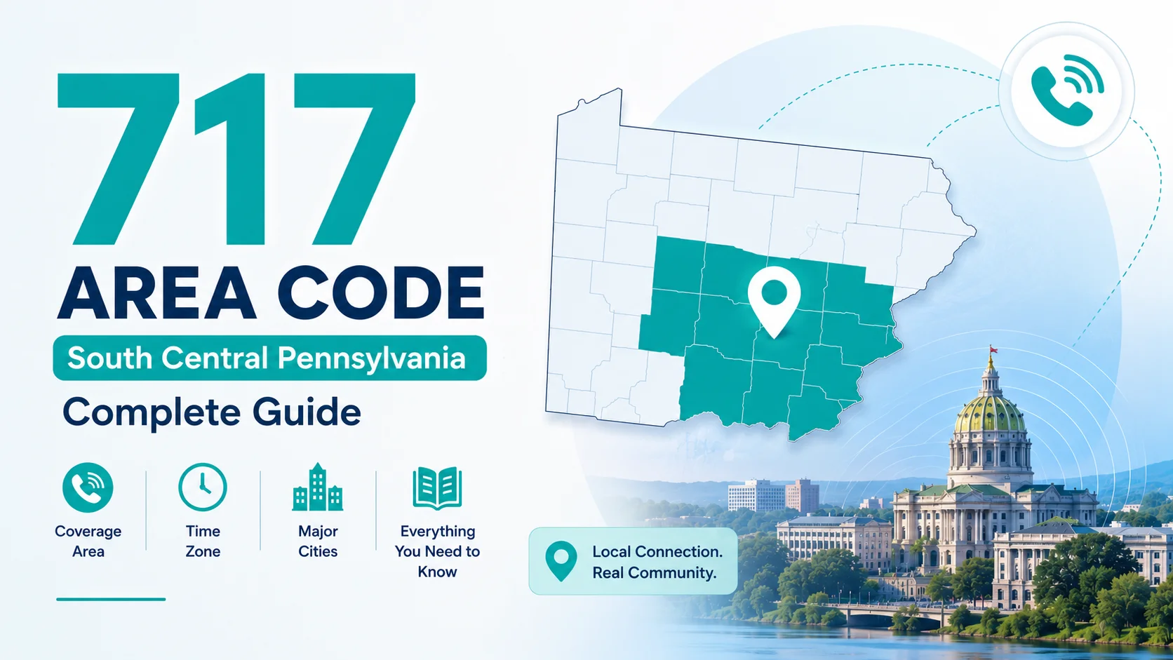 717 Area Code: South Central Pennsylvania Complete Guide