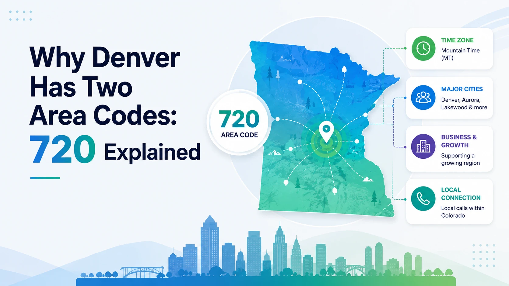 Why Denver Has Two Area Codes: 720 Explained