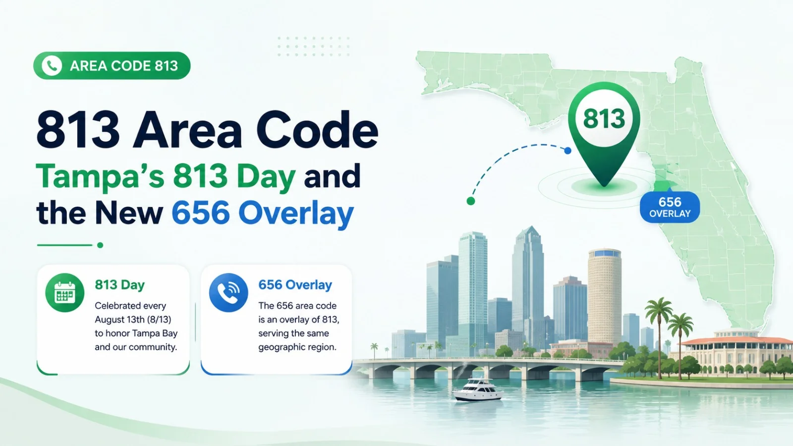 813 Area Code: Tampa's 813 Day and the New 656 Overlay