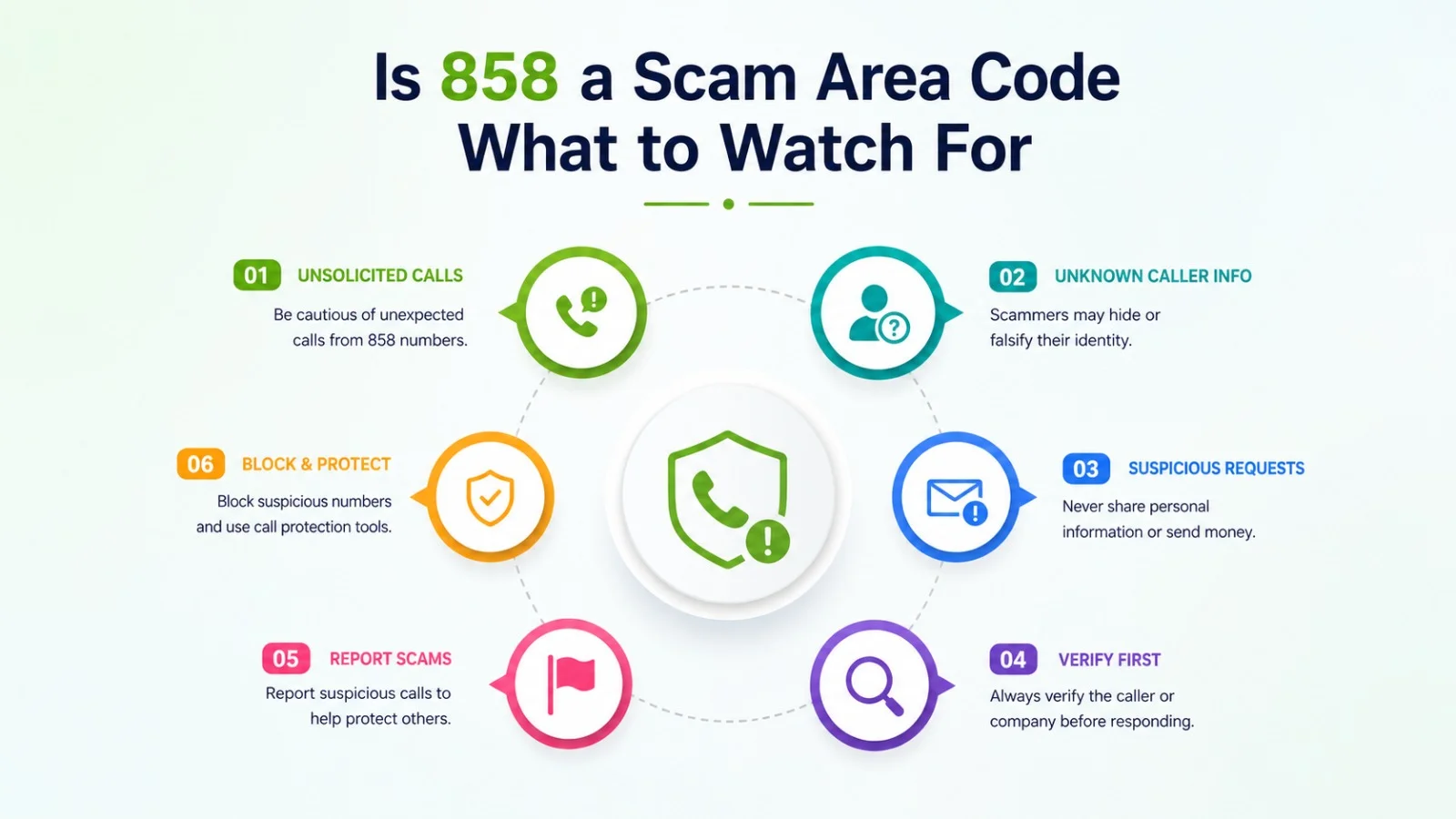 Is 858 a scam area code — common spoofing patterns and how to protect yourself