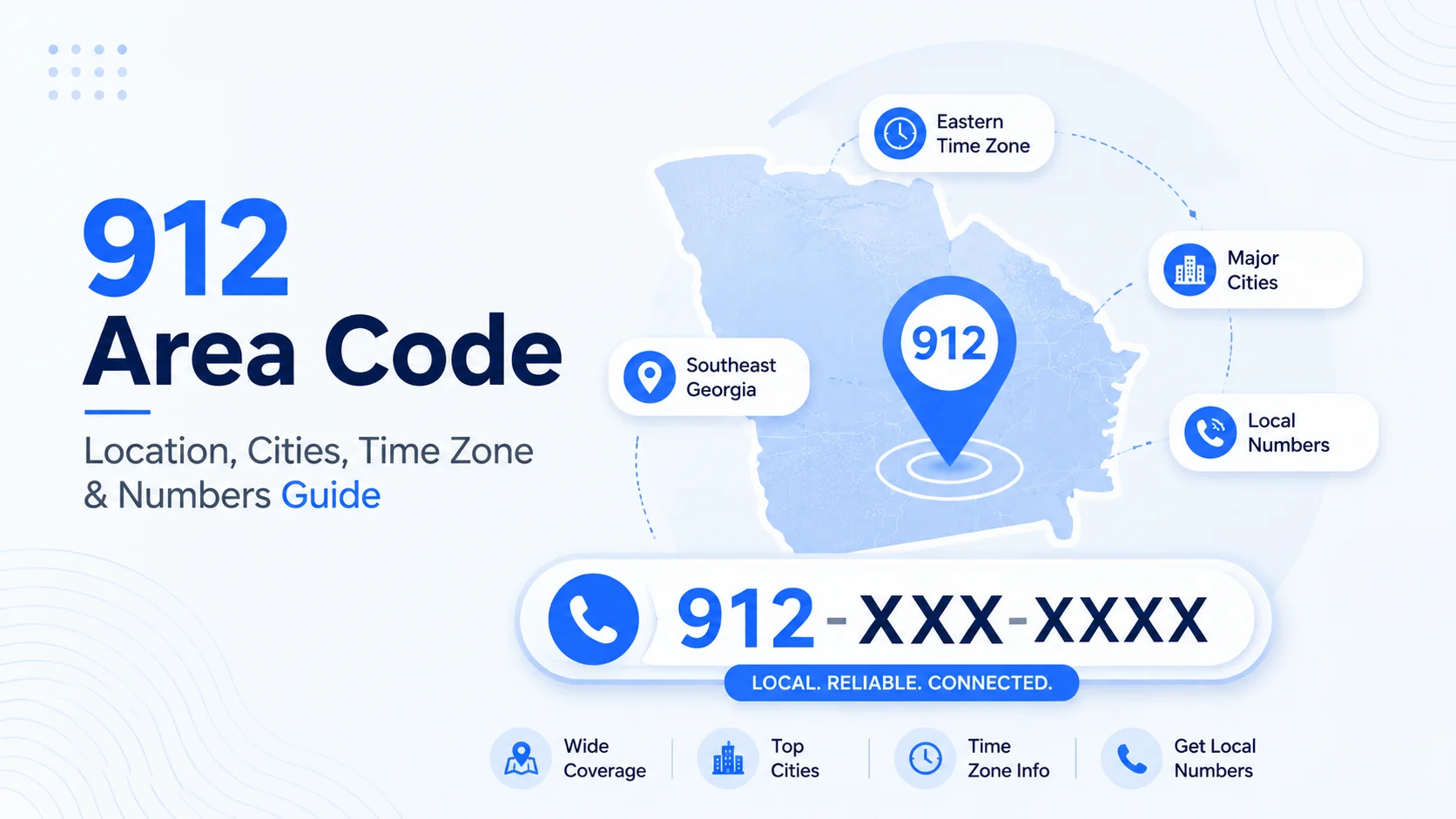 912 Area Code: Location, Cities, Time Zone & Numbers Guide