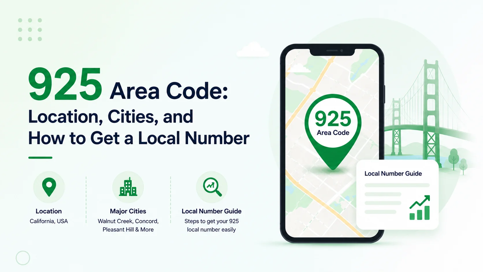 925 Area Code: Location, Cities, and How to Get a Local Number