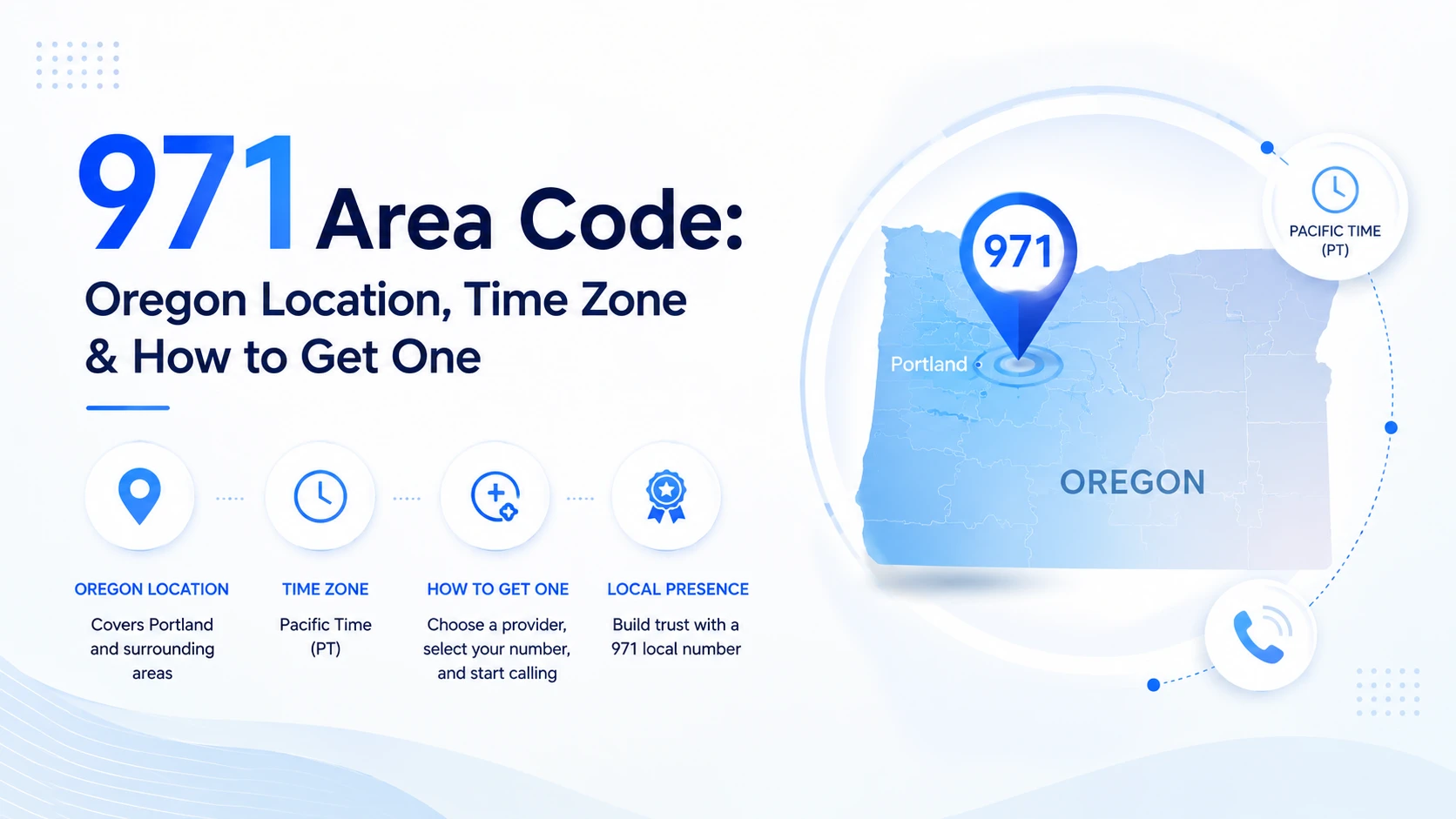 971 Area Code: Oregon Location, Time Zone & How to Get One