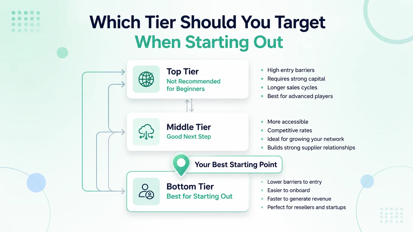 Deciding which wholesale voice carrier tier to target when starting a business — capital, timeline, and infrastructure risk tradeoffs