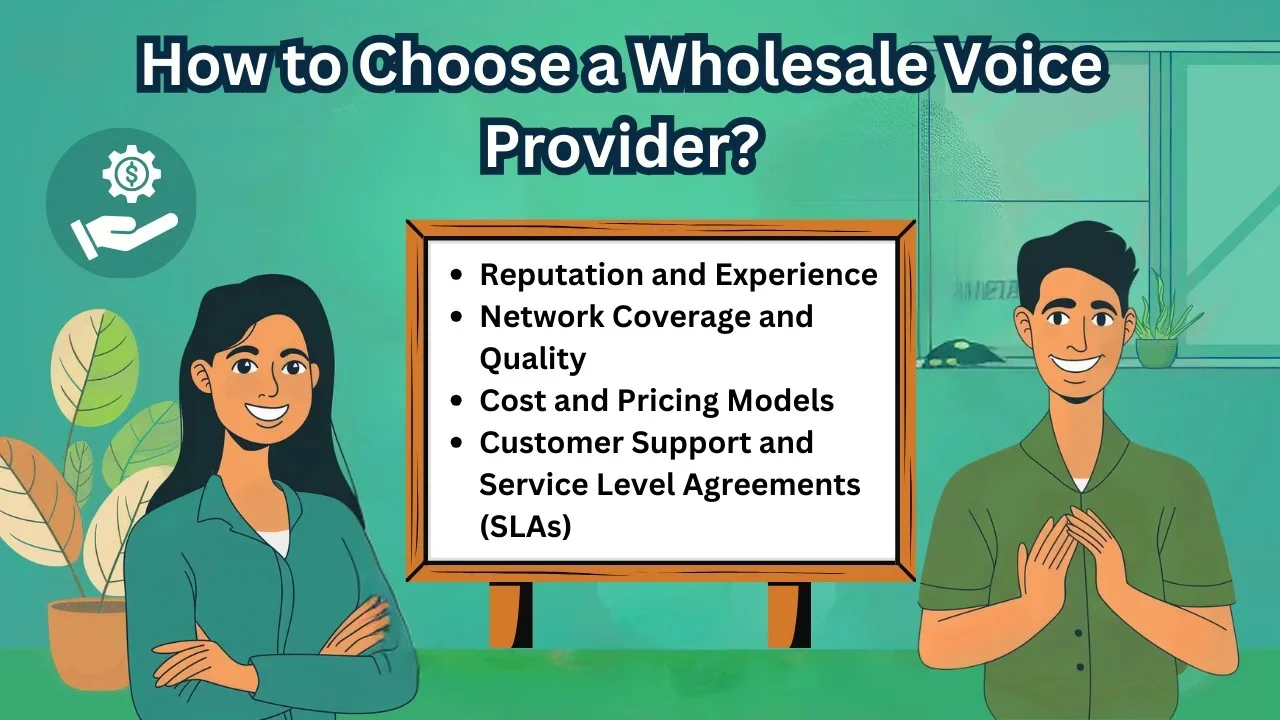 How to choose a wholesale voice provider — evaluate reputation, network coverage, pricing, and support SLAs
