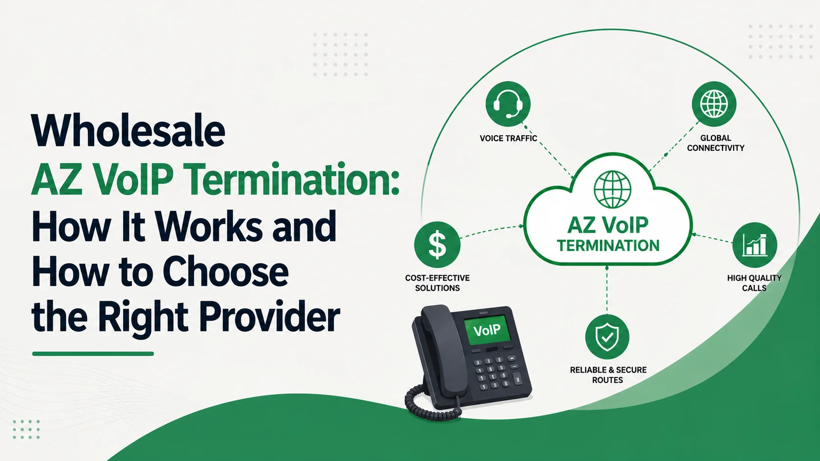 Wholesale AZ VoIP Termination: How It Works and How to Choose the Right Provider