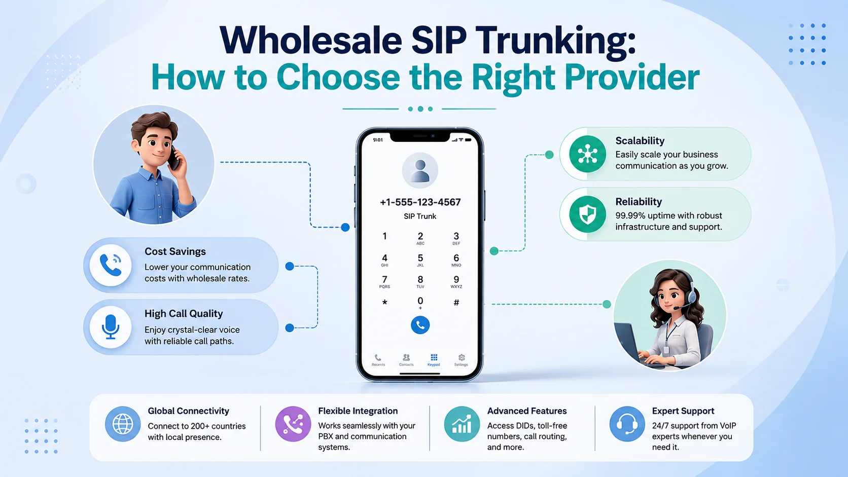 Wholesale SIP Trunking: How to Choose the Right Provider