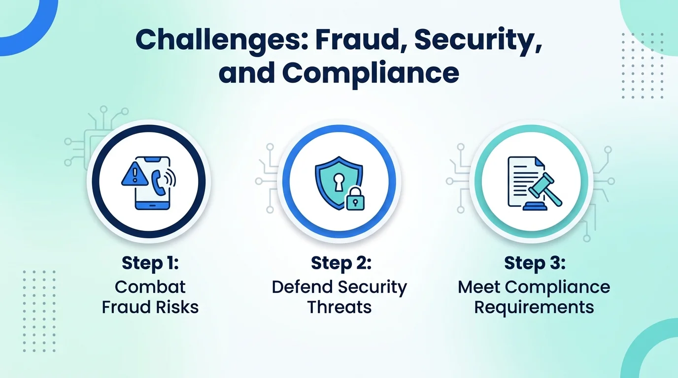 Five controls that protect wholesale voice margins — IP auth, spend caps, real-time alerts, and compliance