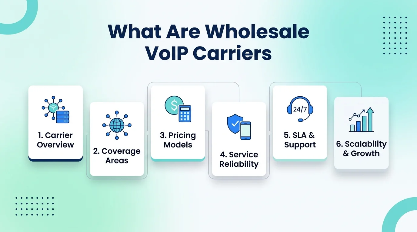 What are wholesale VoIP carriers — role, function, and how they differ from retail VoIP providers