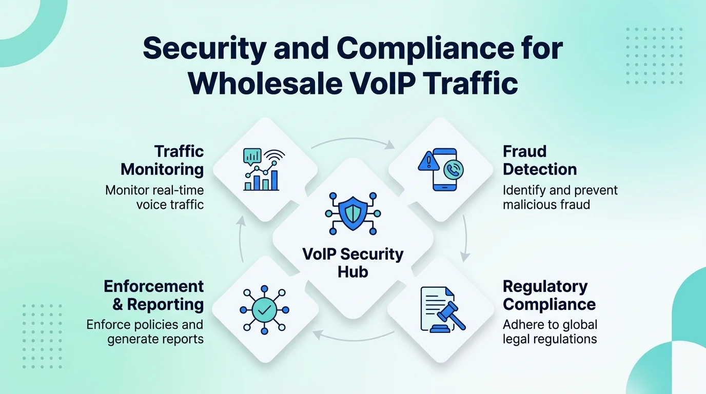 Security and compliance for wholesale VoIP traffic — GDPR, and STIR/SHAKEN requirements