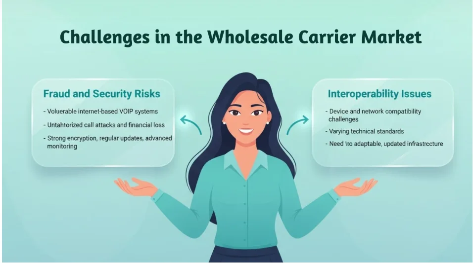 Wholesale VoIP challenges — fraud risks, interoperability issues, and emerging technology disruptions
