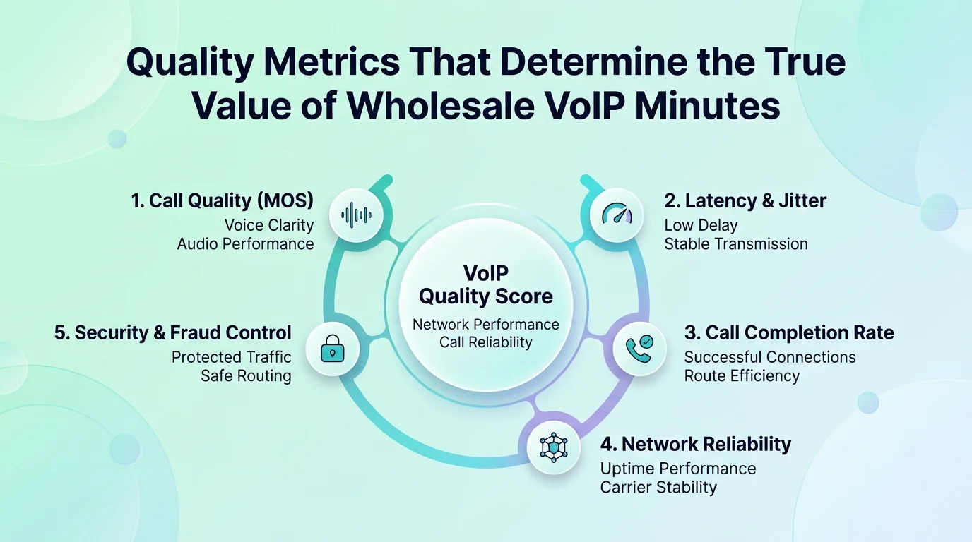 Quality Metrics That Determine the True Value of Wholesale VoIP Minutes
