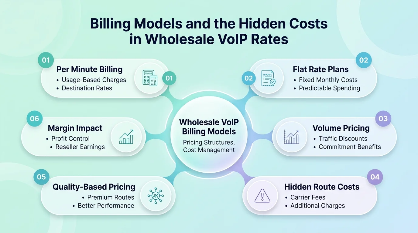 Billing Models and the Hidden Costs in Wholesale VoIP Rates