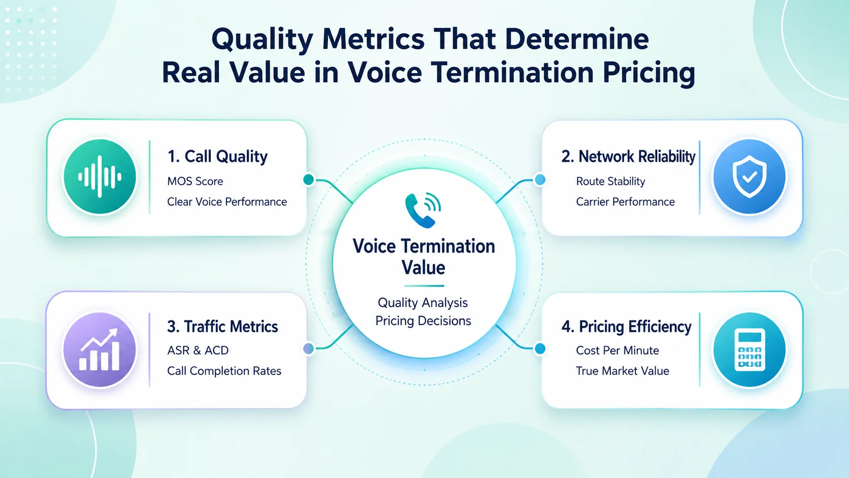 Quality Metrics That Determine Real Value in Voice Termination Pricing