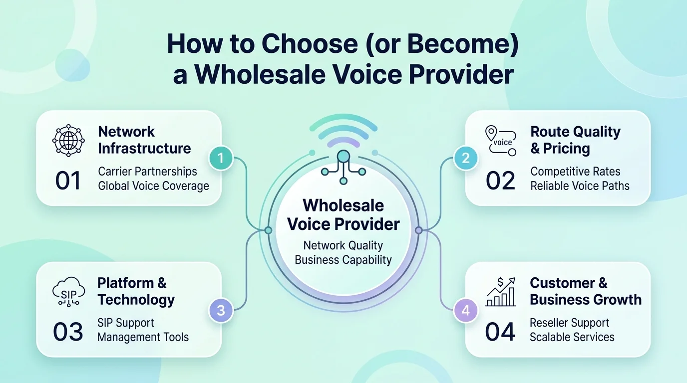 How to Choose a Wholesale Voice Provider: Direct Interconnects, Per-Second Billing, Quality Metrics, Fraud Controls