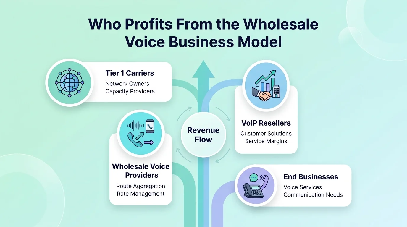 Who Profits From the Wholesale Voice Business Model: Contact Centers, SaaS Vendors, Regional ITSPs