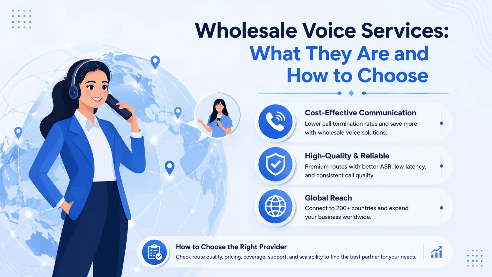 Wholesale Voice Services: What They Are and How to Choose