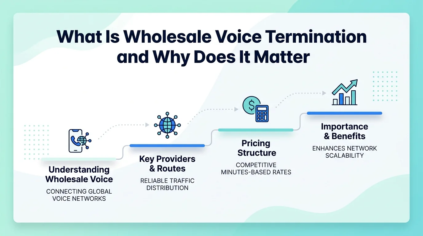 Minimum volume commitment structure in a wholesale voice termination contract