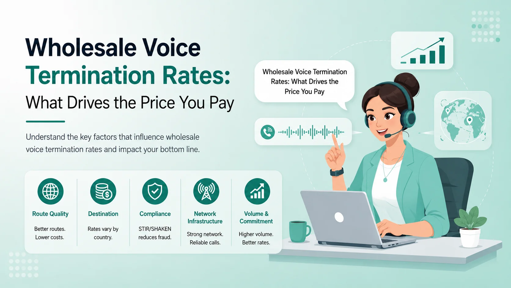 Wholesale Voice Termination Rates: What Drives the Price You Pay