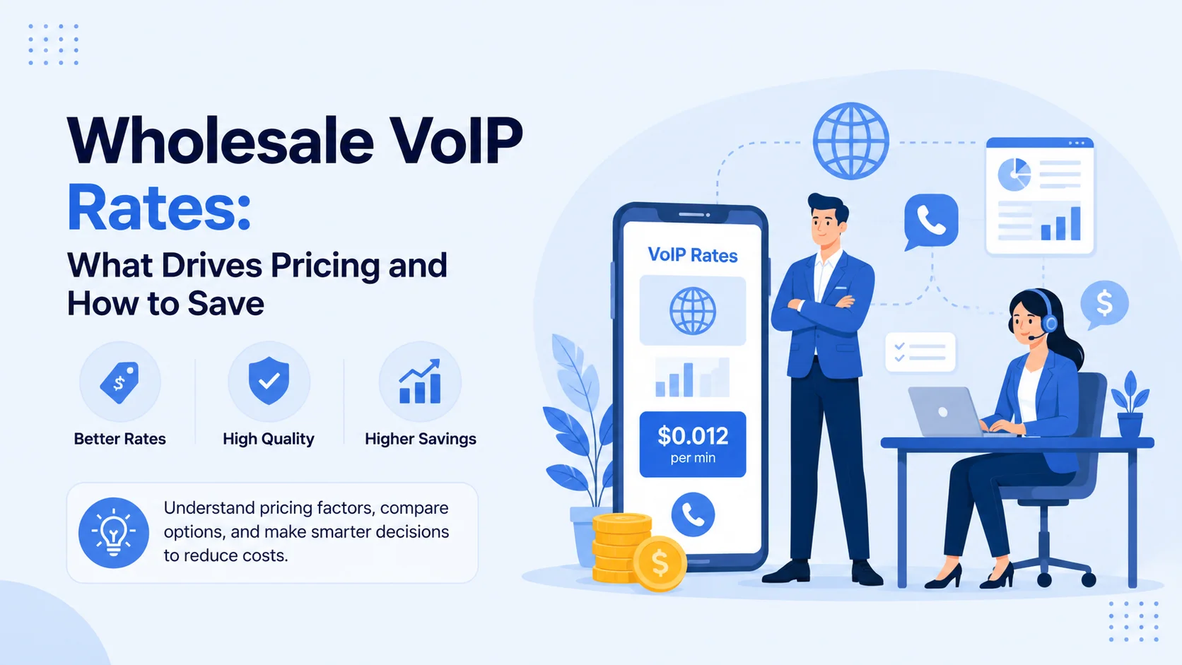 Wholesale VoIP Rates: The Real Cost Behind the Rate Sheet