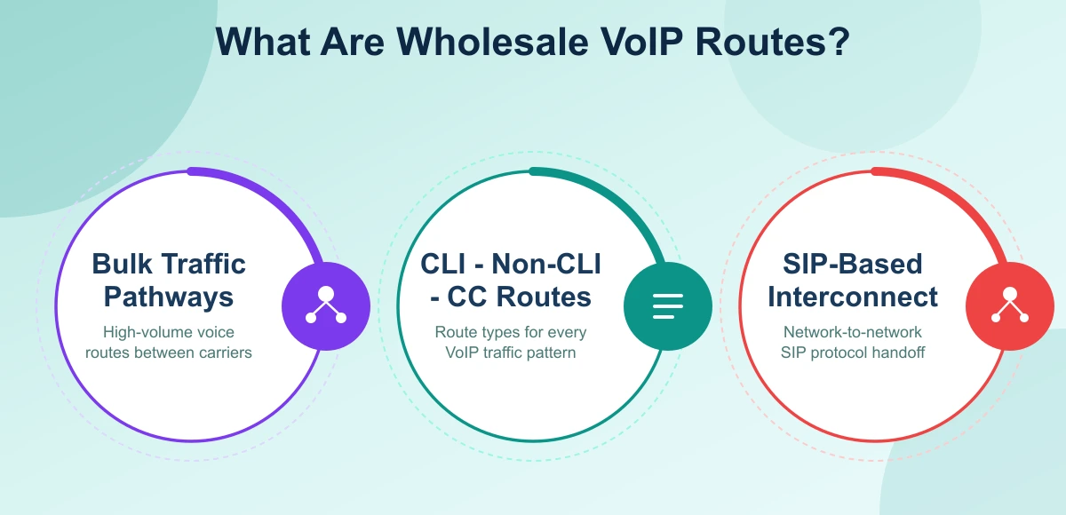 What Are Wholesale VoIP Routes - Bulk Traffic Pathways, CLI Non-CLI CC Routes, SIP-Based Interconnect