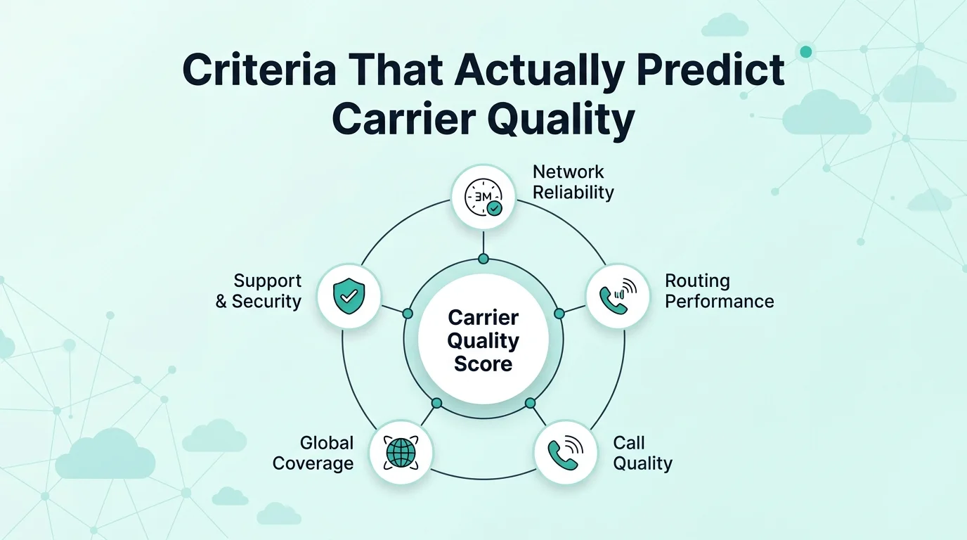 How carrier tier affects ASR, latency, and pricing across Tier-1, Tier-2, and reseller routes